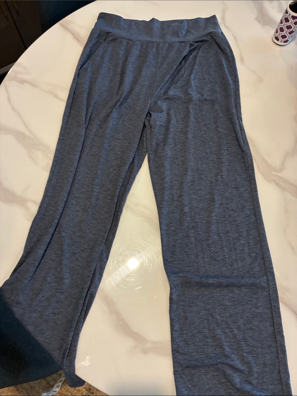 Vuori Heathered Slate Wide-Leg Lounge Pants brand new never worn